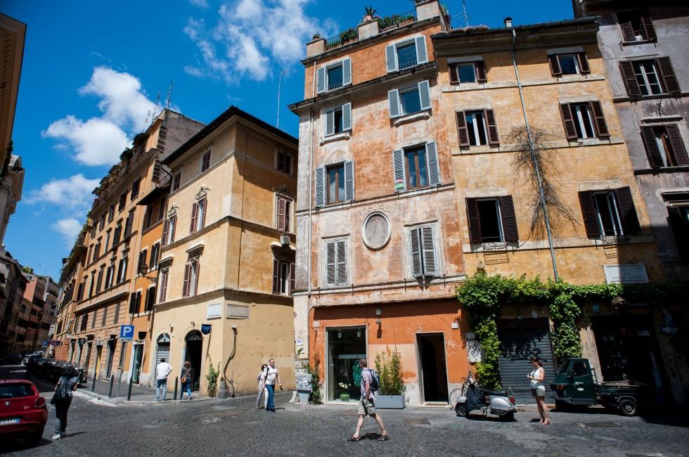 Street, Via Giulia, Rome, Italy