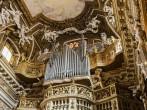 ROME, ITALY - JUNE 4: Cantoria of the Santa Maria della Vittoria church in Rome, Italy at June 4, 2012. Church was opened at 1620 and cantoria was decorated by Mattia de Rossi.