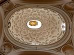 Elliptic dome of San Carlo alle Quattro Fontane (1638-1641) in Rome, designed by Francesco Borromini.
