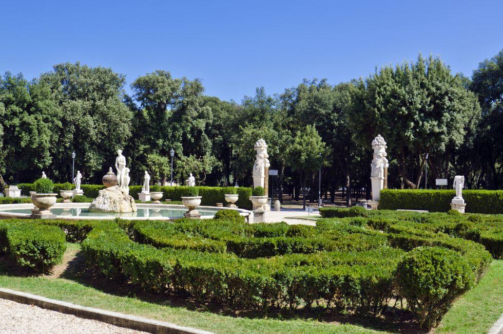 The Garden of Venus, In Villa Borghese, Rome, Italy.