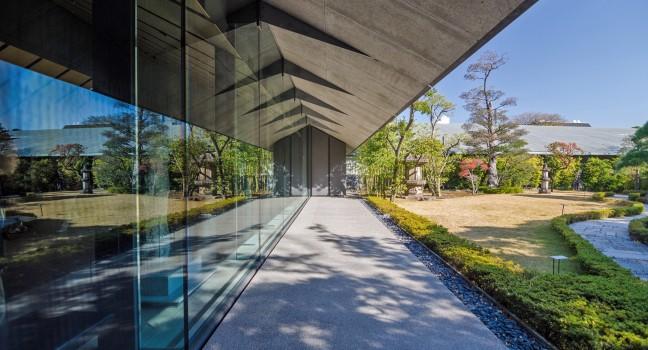 Exterior of Nezu Museum with Japanese Garden, Tokyo, Japan