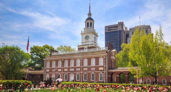 Independence Hall in Philadelphia, Pennsylvania.