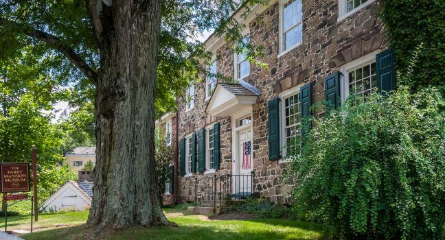 The Parry Mansion Museum, New Hope, Pennsylvania, USA.