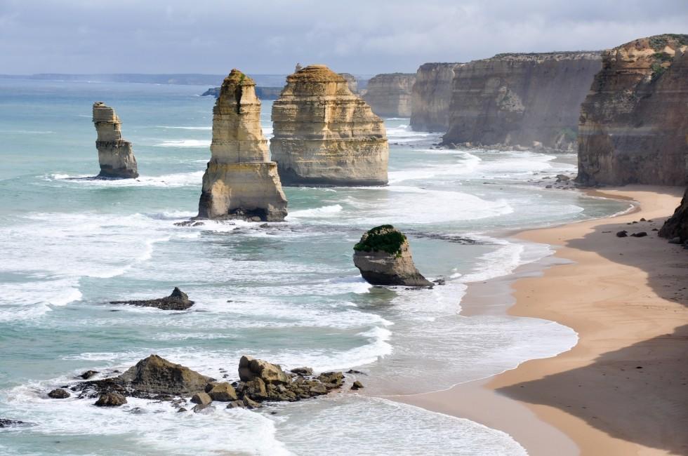 Twelve Apostles along Great Ocean Road, Victoria; 