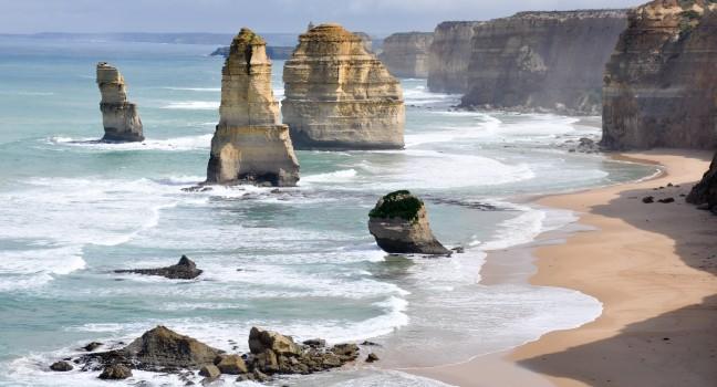 Twelve Apostles along Great Ocean Road, Victoria; 