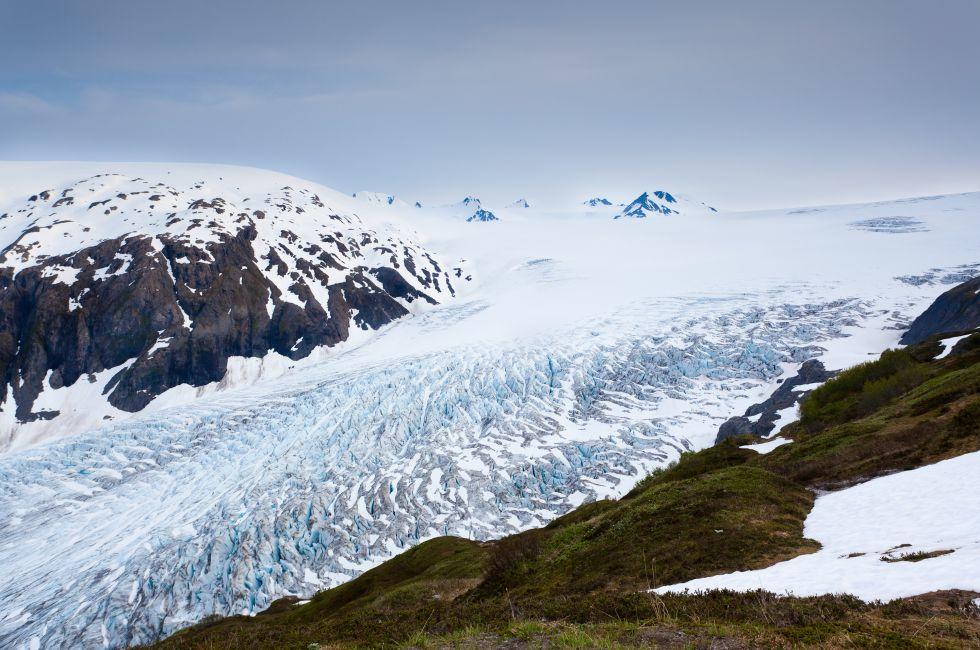 Exit glacier from Harding Icefield Trail; Shutterstock ID 81953920; Project/Title: 10 Most Beautiful Hikes in the US; Downloader: Fodor's Travel