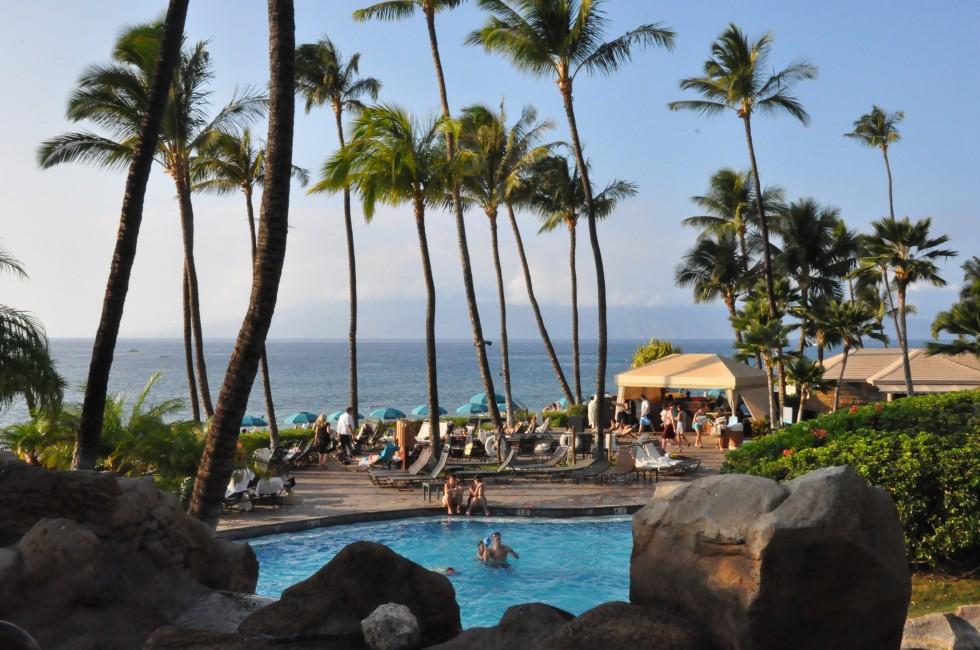 MAUI, HI - DECEMBER 28: At the Westin Kaanapali on December 28, 2012. The Westin is a luxury hotel and time share condominium resort at Kaanapali in Maui, Hawaii,; 