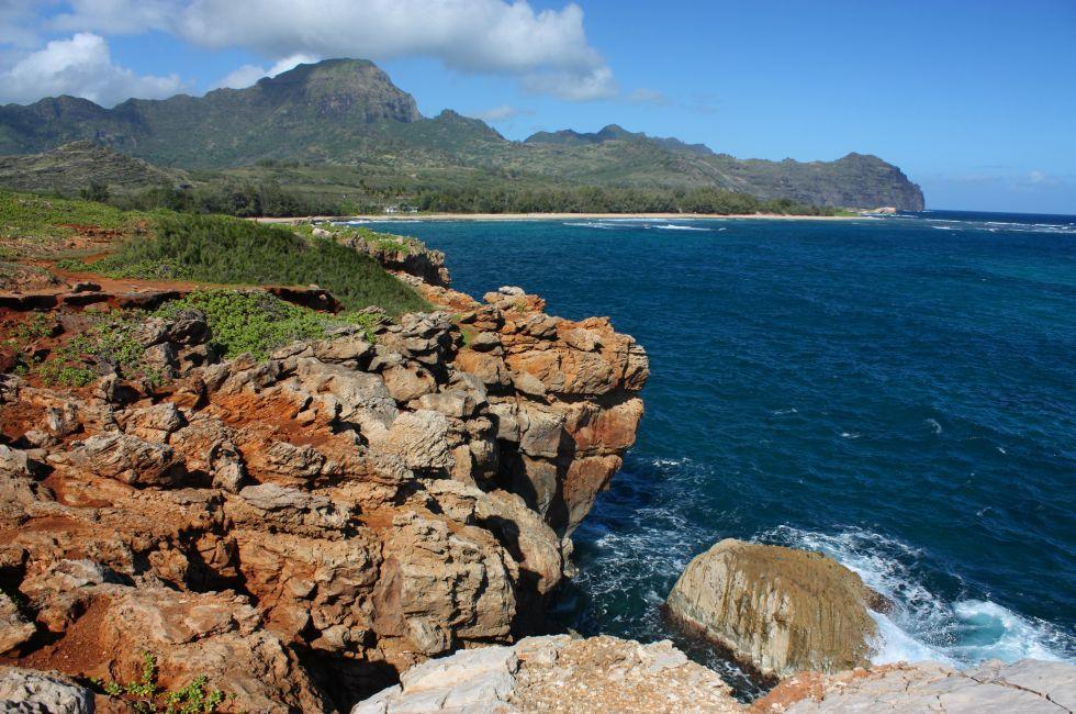 mahaulepu beach, poipu, kauai.