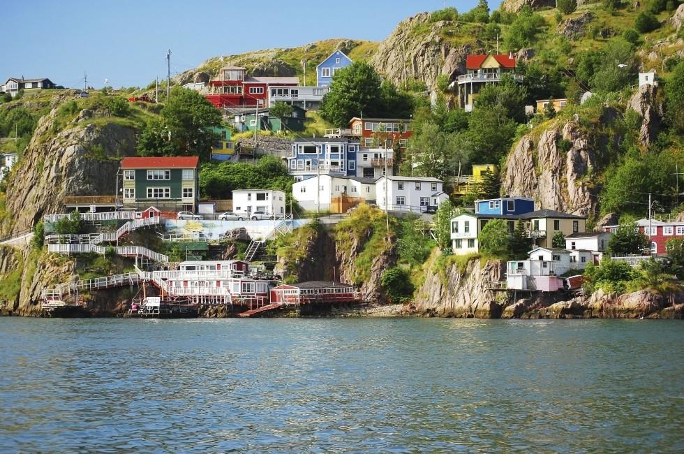 Harbour front village in St. John's; 