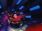 BLAST OFF! — Rising 183 feet above the futuristic Tomorrowland