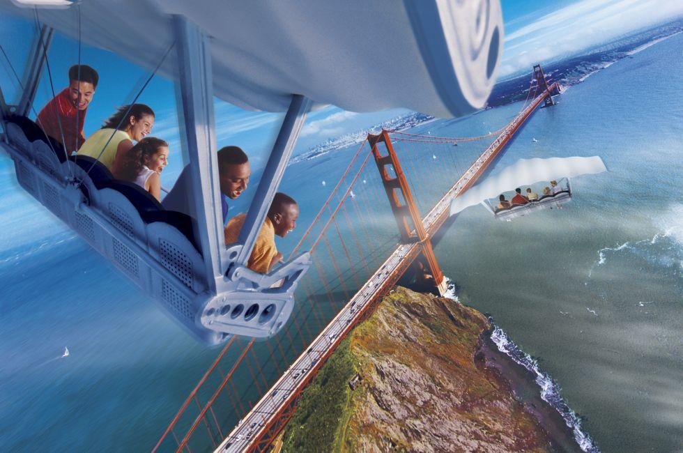 SOARIN’ LANDS AT EPCOT — Walt Disney World guests take flight over