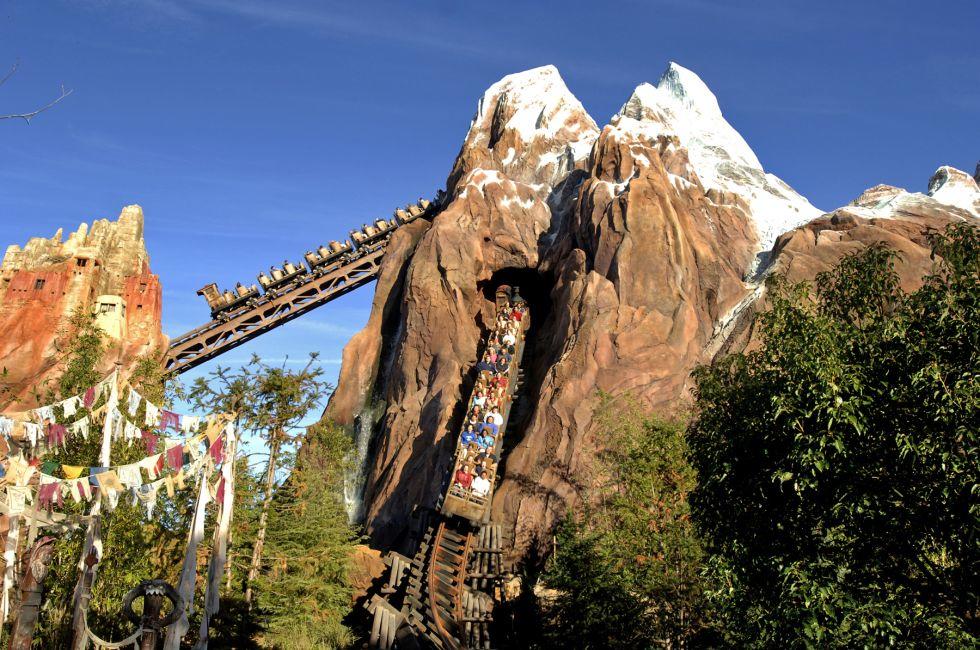 The fearsome legend of the yeti comes to life in this thrill attraction — Expedition Everest — at Disney’s Animal Kingdom at Walt Disney World Resort in Lake Buena Vista, Fla. The runaway train adventure in located in the Asia section 