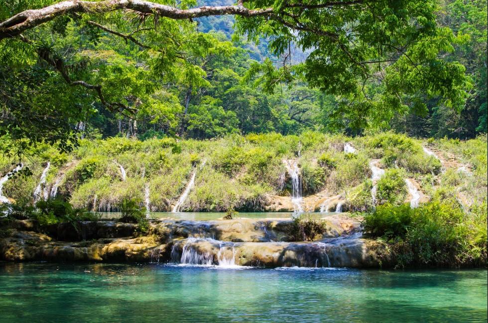 Semuc Champey, Lanquin, Guatemala, Central America.