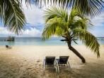 Tropical paradise on the island of Roatan, Honduras; 