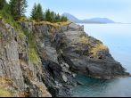 Cliffs at Kodiak Island, Alaska.