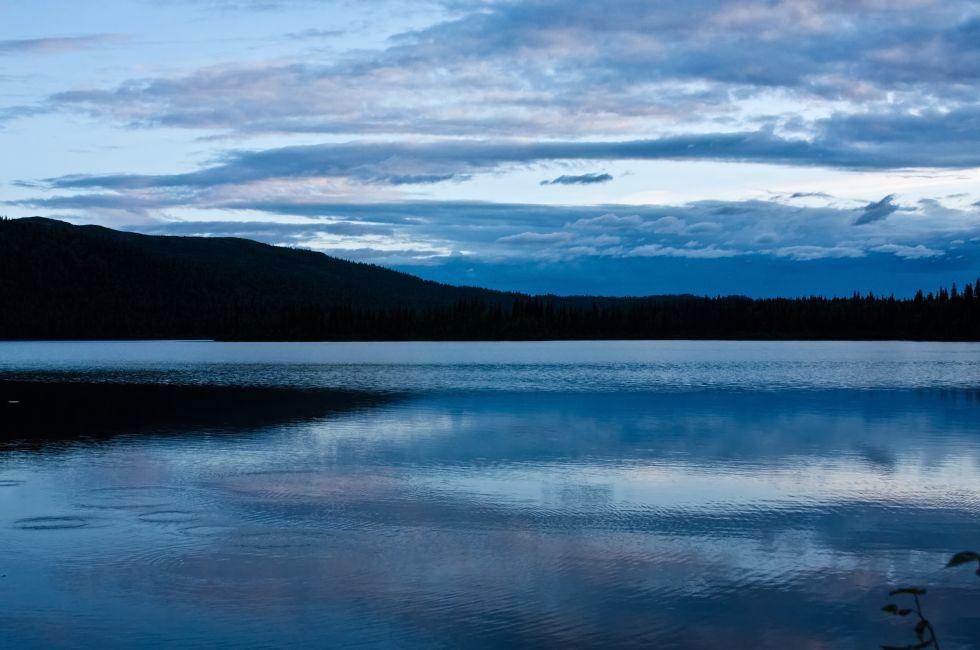 Byers Lake in Denali State Park, Alaska.