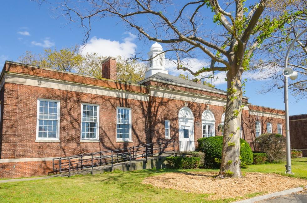Building, Governors Island, New York City, NY, USA