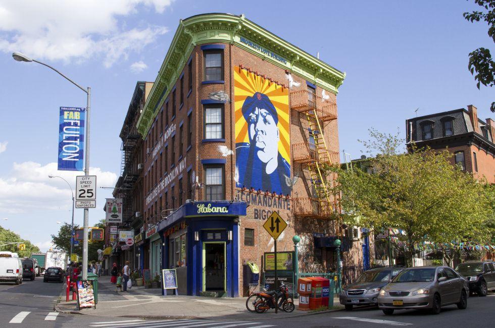 Biggie Mural, Fort Greene, Brooklyn, New York City, New York