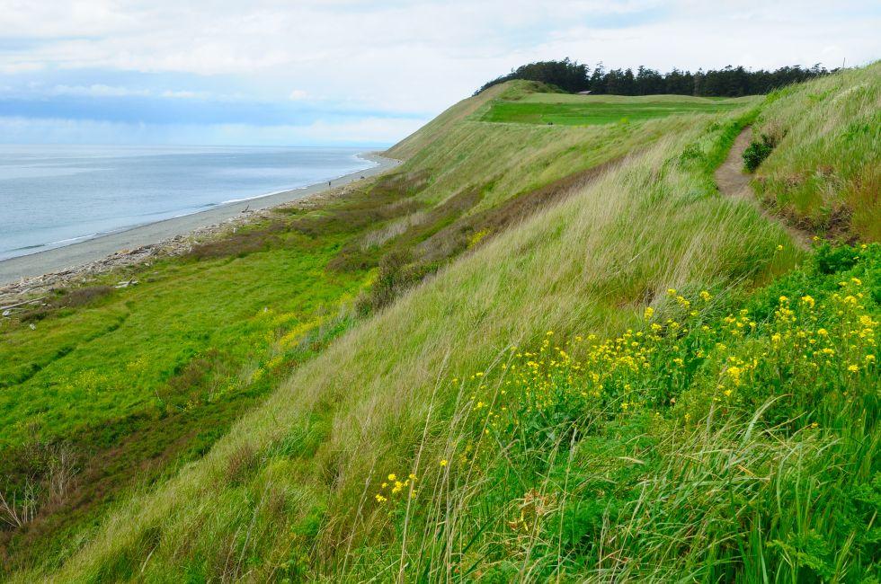 Coastline in beautiful ebey's landing national historic reserve, whidbey island, washington, usa; Shutterstock ID 63541219; Project/Title: 20 Best Day Trips in the U.S.; Downloader: Fodor's Travel