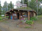 Image from outside the visitor center in North Pole, Alaska.