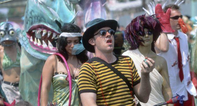 juggler, Mermaid Parade, Coney Island, Brooklyn, NY