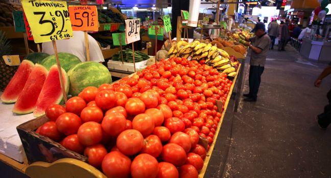 LOS ANGELES, JANUARY 13 : Grand Central Market between Broadway & Hill Streets Downtown, serving Angelenos with fresh prepared foods since 1917 on JANUARY 13, 2012; Shutterstock ID 132415979; Project/Title: Worldâs Best Cities for Food