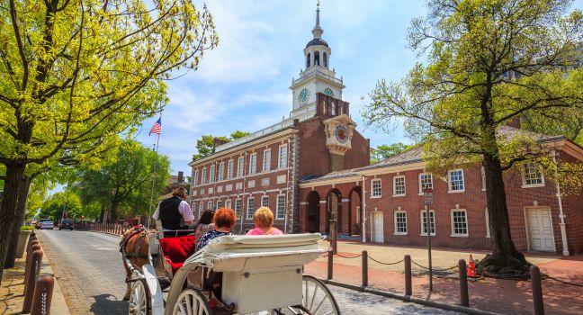 Independence Hall in Philadelphia, Pennsylvania.