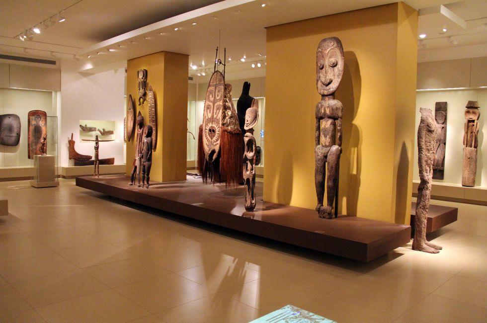 In one of the halls of the Israel Museum in Jerusalem.