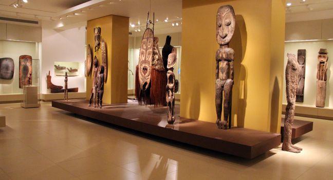 In one of the halls of the Israel Museum in Jerusalem.