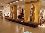 In one of the halls of the Israel Museum in Jerusalem.