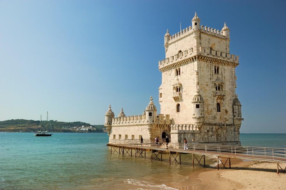 Belem tower in Lisbon (Portugal); 