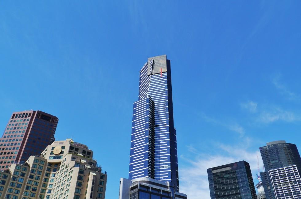 The Eureka tower in Melbourne in Victoria in Australia Photo taken on: 1 december 2013