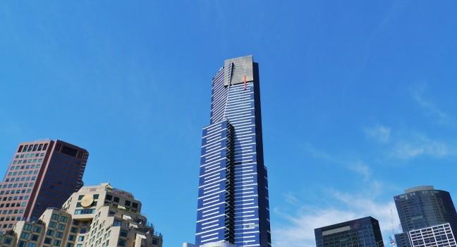 The Eureka tower in Melbourne in Victoria in Australia Photo taken on: 1 december 2013