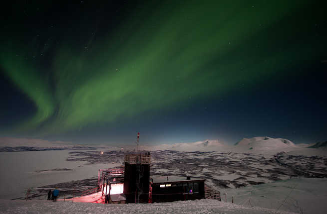 aurora boreale ad alta risoluzione