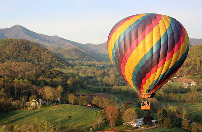 hot air balloon ride tour