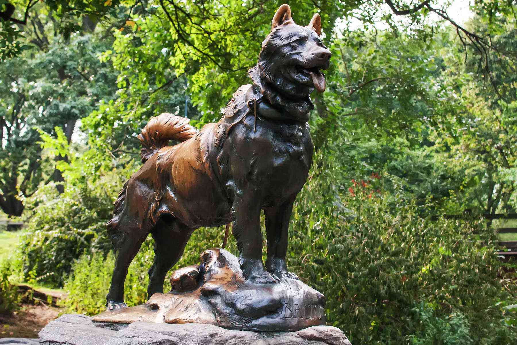 decorative dog statue