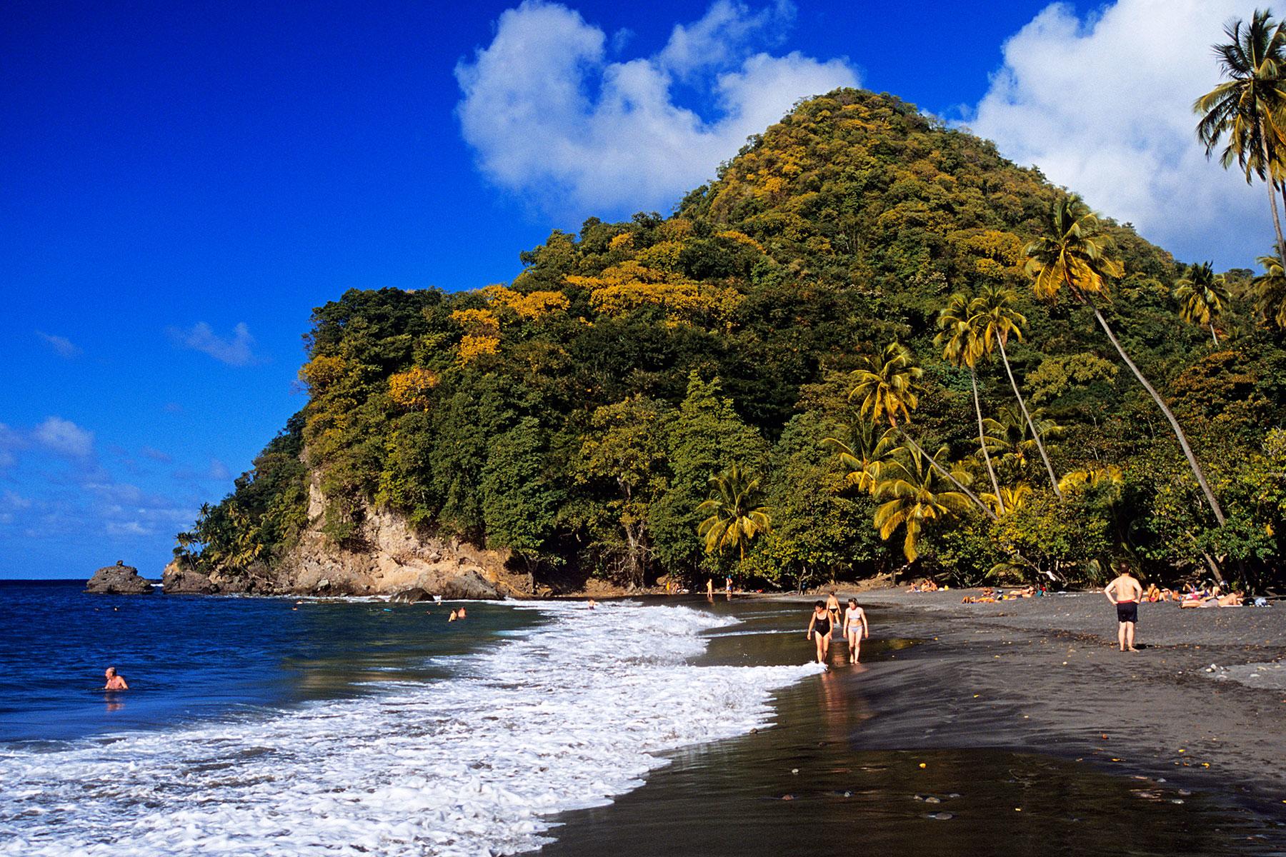 Black-Sand-Beaches-Anse-Ceron-Le-Precheur-Martinique